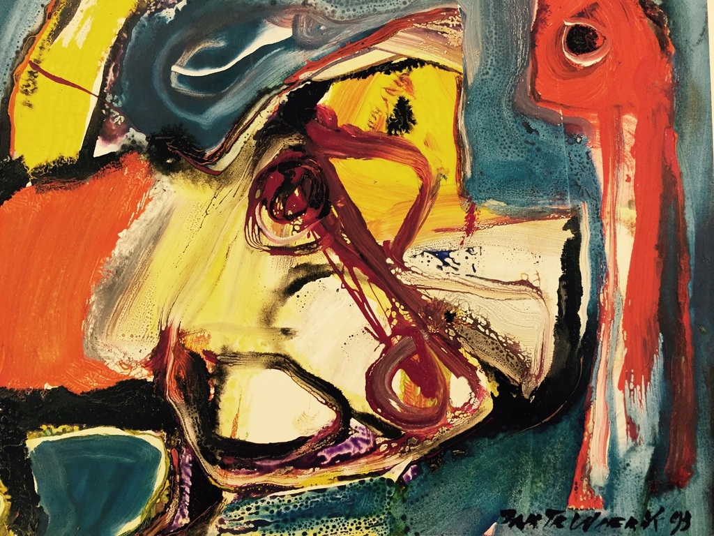 Jan te Wierik - Hartendief. Met nieuwe lijst en passe-partout ca 65 x 55 cm. kopen? Bied vanaf 1!