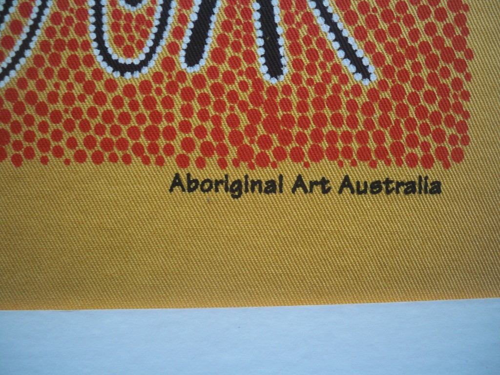 Phillip Hall - Aborinal art op dik katoen - " gathering of the spirits  " kopen? Bied vanaf 1!