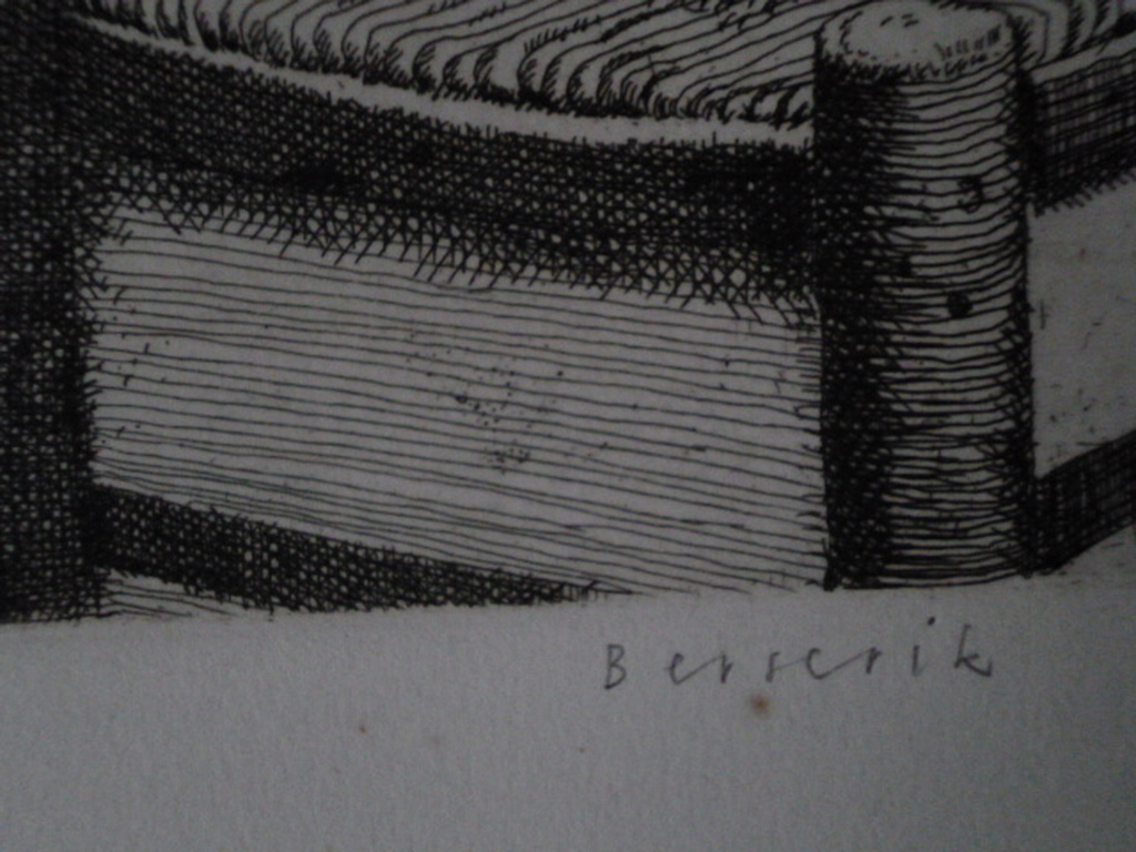 Herman Berserik - ets - Buikspreker met biggetje kopen? Bied vanaf 160!