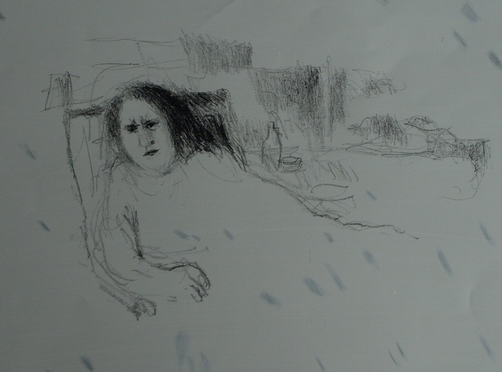 Metten Koornstra : Litho + originele drukplaat – De gekluisterde – 1968  kopen? Bied vanaf 60!