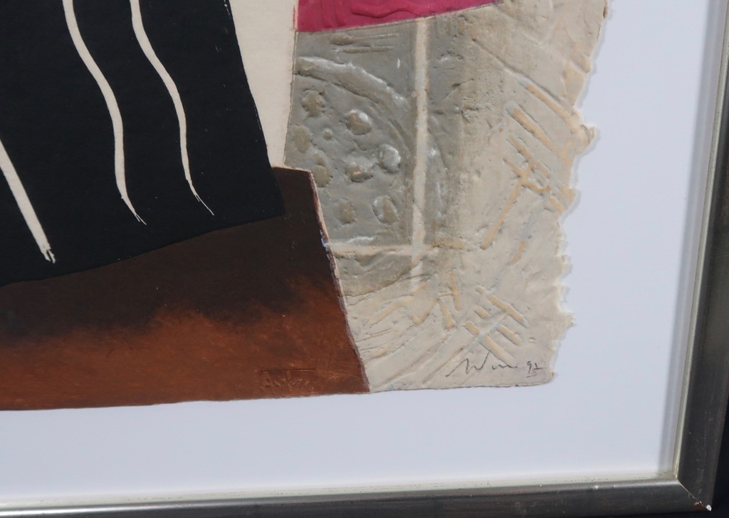 Onbekend gesigneerd: Carborundum, Z.T. I - Ingelijst kopen? Bied vanaf 20!