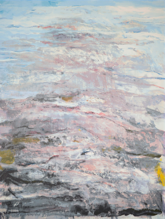 Kees van bohemen: Zeefdruk, Zeegezicht verkocht voor € 75!