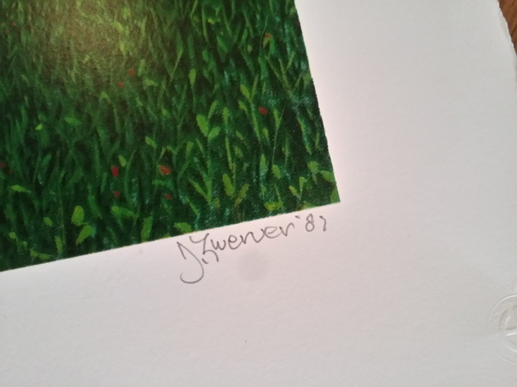 Dolf Zwerver. Litho. Fietser. kopen? Bied vanaf 169!