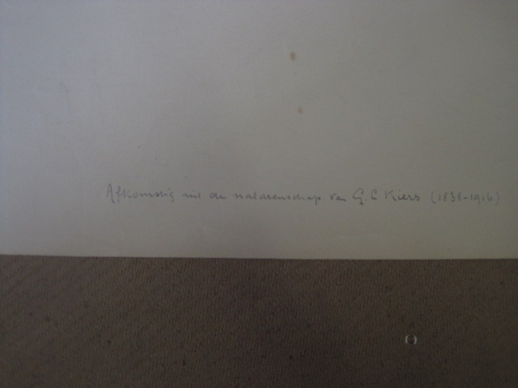 Apart oude dubbeltekening "Haven Rotterdam - Riviergezicht" door G.L.Kiers 1838  kopen? Bied vanaf 1!