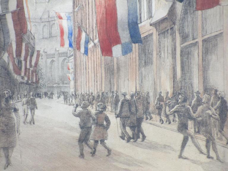 Roelof Gerbrands, Feestdag in Haarlem, Kleurets 1939 kopen? Bied vanaf 60!