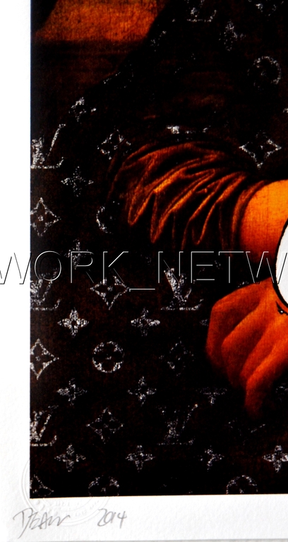 LIMITED EDITION Large Print Painting "Mona Finger" Signed Numbered 7/10 with COA kopen? Bied vanaf 99!