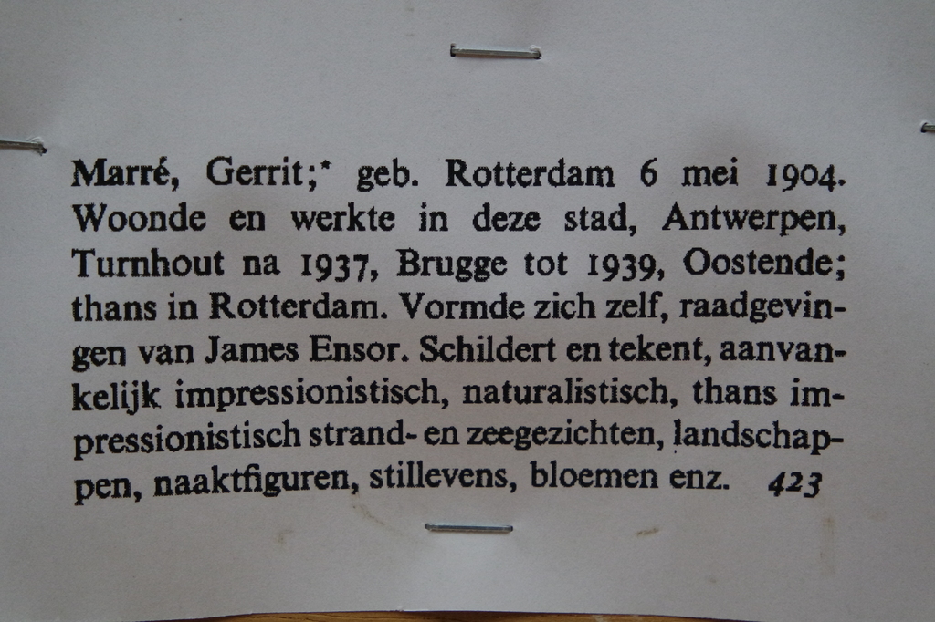 Gerrit MARRÉ (1904 - 1986) - olieverf op doek - landschap met kerktoren kopen? Bied vanaf 175!