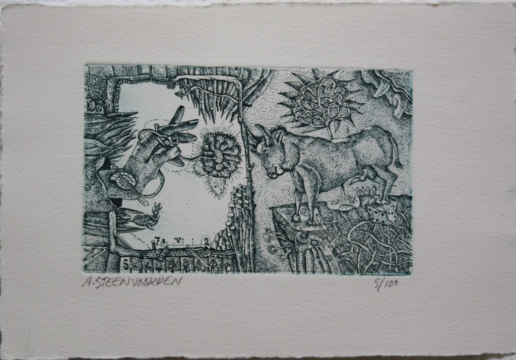 Ab Steenvoorden -Etsen- Schorpioen, Stier, Waterman, Tweeling, Ram, Leeuw kopen? Bied vanaf 35!