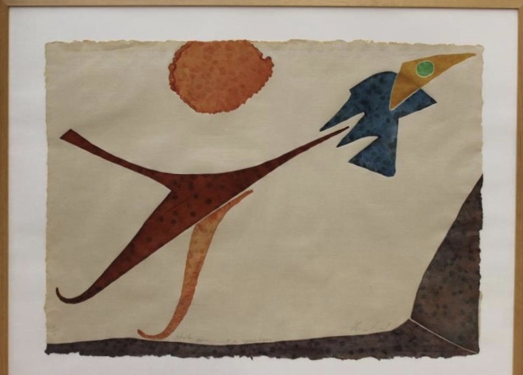 REINHOUD D'HAESE UNIEK ORIGINEEL WERK OP PAPIER COBRA BELGIE ALECHINSKY verkocht voor € 441!