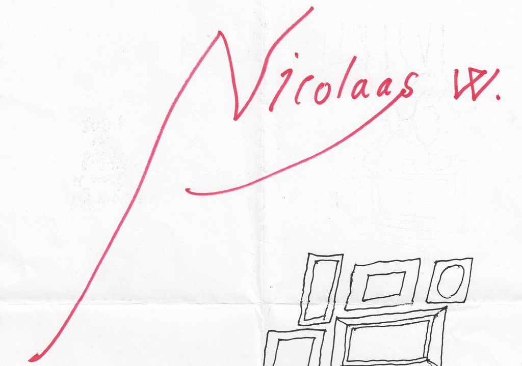 Nicolaas Wijnberg: Nieuwjaarswens 2004 handgesigneerd kopen? Bied vanaf 1!