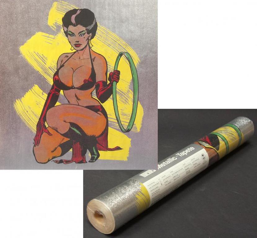 Allen Jones - ALLEN JONES - Right-hand Lady - Seriegraph on metallic wallpaper - 1972 kopen? Bied vanaf 120!