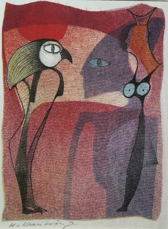 Harry van Kruiningen - Achnaton, acht kleurenlitho’s (op Japanse zijde!) kopen? Bied vanaf 325!