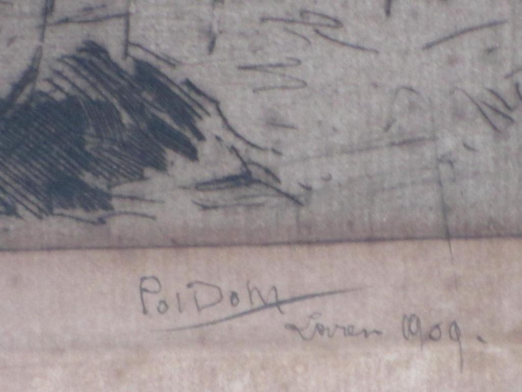 Pol Dom, Boerderij in Laren, Ets 1909 kopen? Bied vanaf 50!