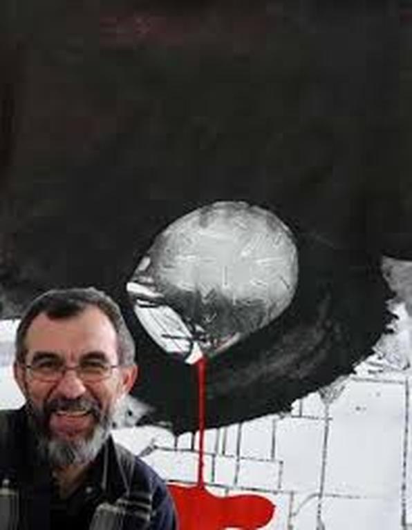 Kantcho Kanev - zeefdruk: red - gesigneerd - ingelijst kopen? Bied vanaf 60!