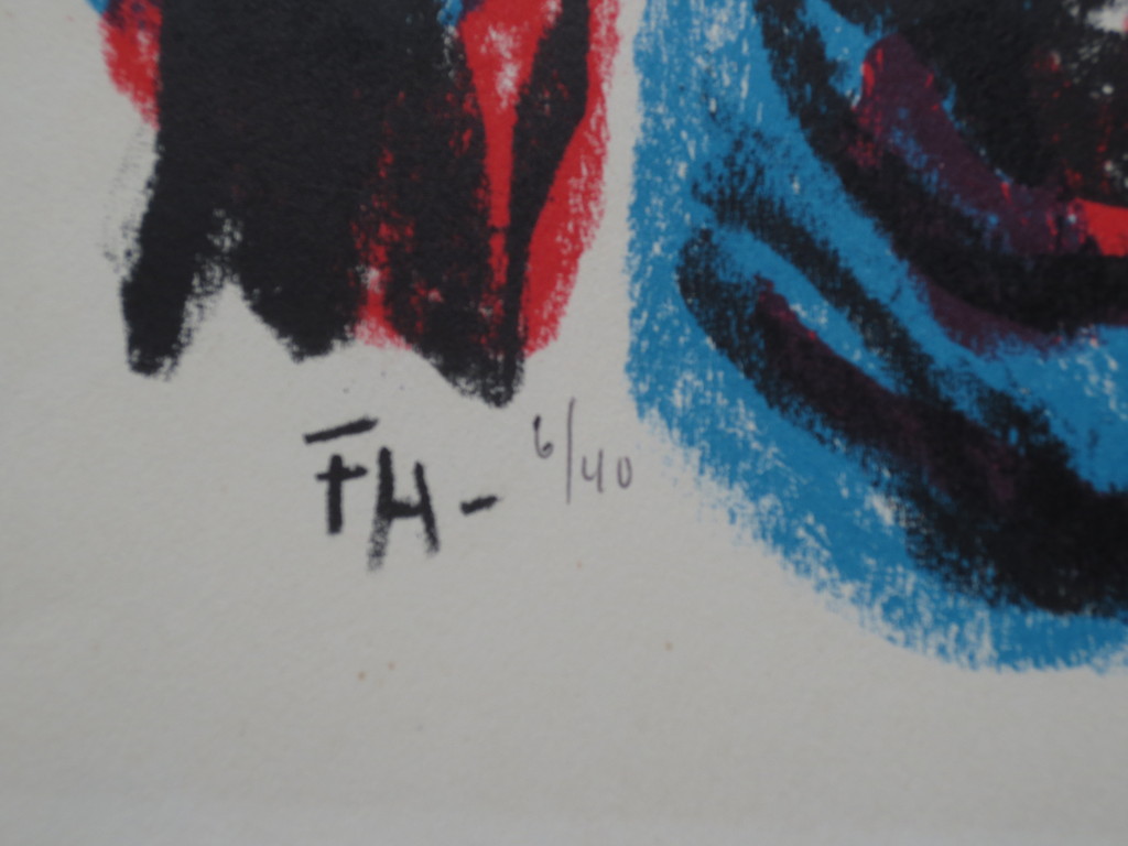 FRIEDA HUNZIKER (1908-1966)   LITHO kopen? Bied vanaf 35!