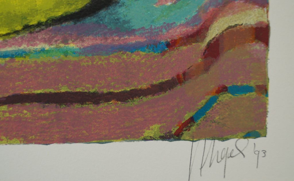 Astrid Engels - gesigneerde litho - 1993 kopen? Bied vanaf 75!