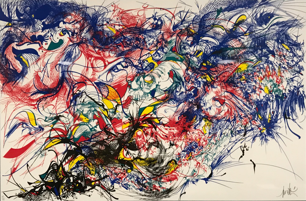 Raymond Moretti  (1931 - 2005) - Nuit d' Ivresse verkocht voor € 70!