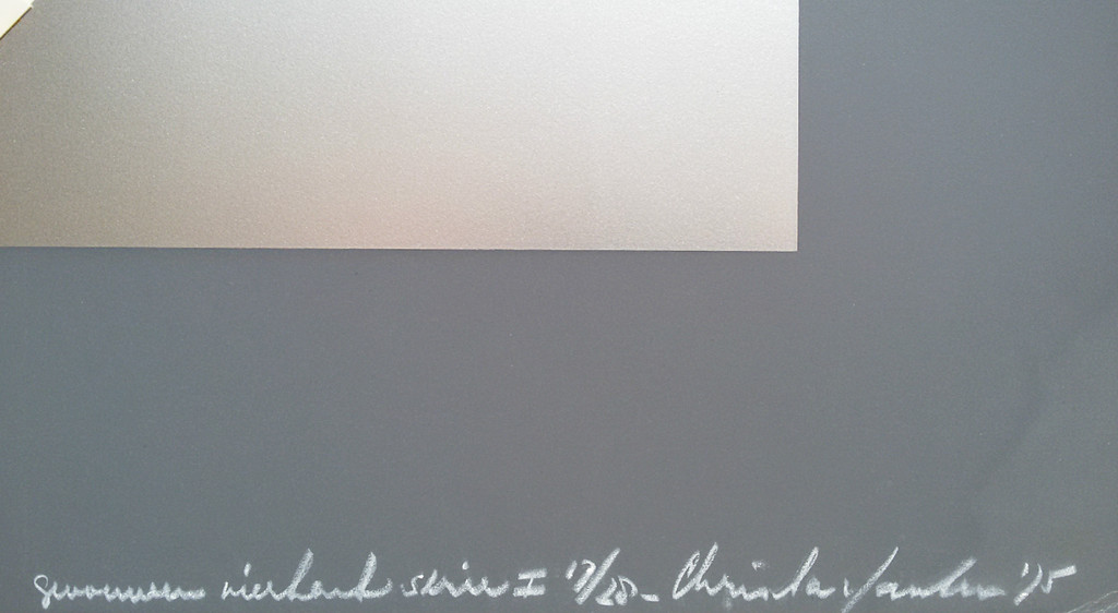 Christa van Santen - Gevouwen vierhoek serie I, zeefdruk met collage kopen? Bied vanaf 95!