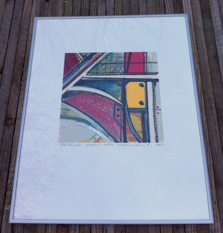 Bob Kemper: kleurenlitho, papiermachine I kopen? Bied vanaf 30!