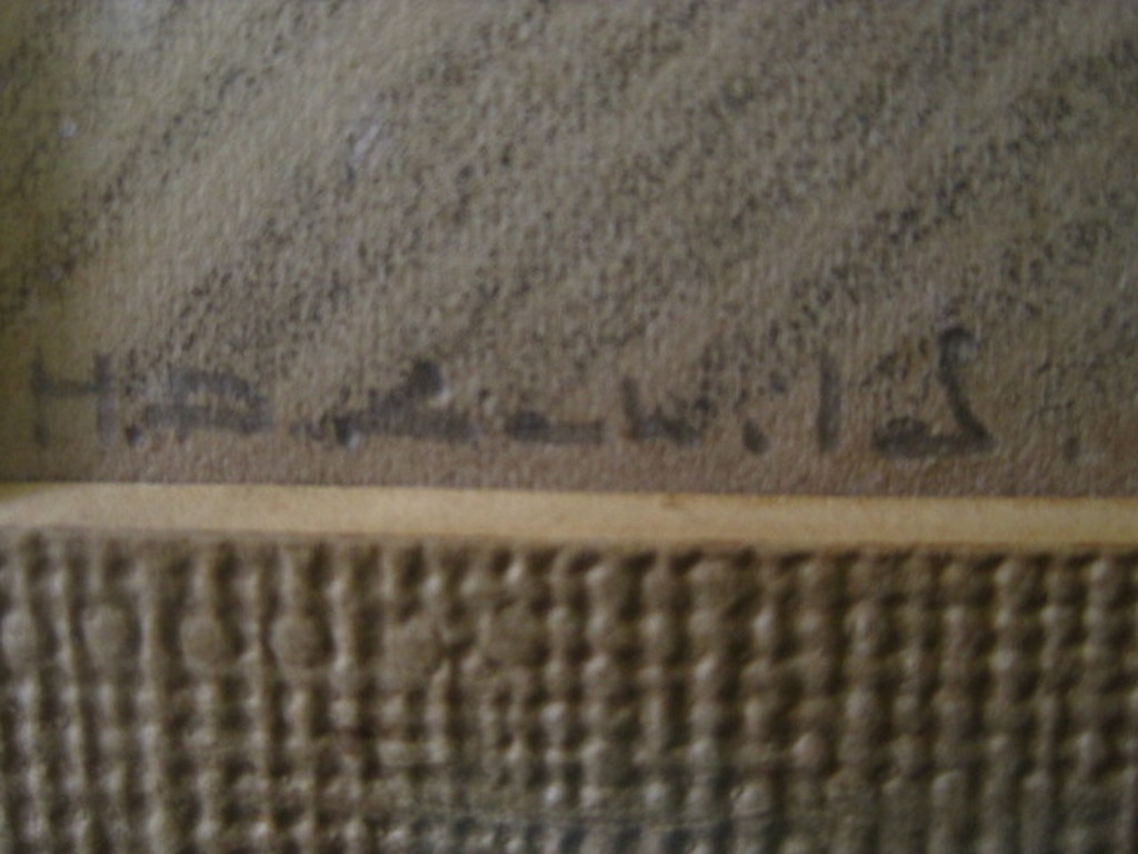 Originele 1910 potloodtekening "Larense Boerderij" Hendrik D Schildt gesigneerd  kopen? Bied vanaf 1!