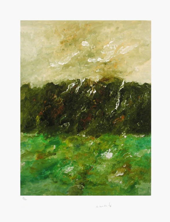 Armando, Gesigneerde gilcée, Waldrand verkocht voor € 135!