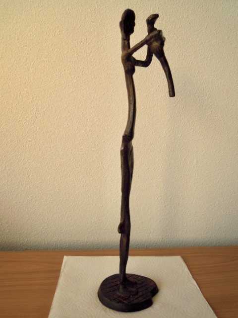 Modern hoog slank beeld van vrouw  -  42 cm. kopen? Bied vanaf 1!