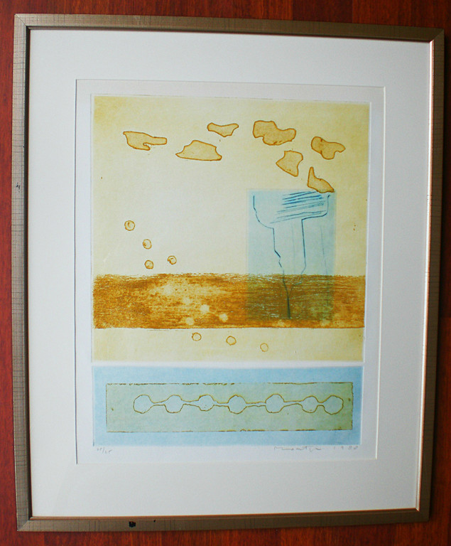 Jan Montyn - Daytime Jomtien Beach, ets (mooi ingelijst, groot) kopen? Bied vanaf 150!