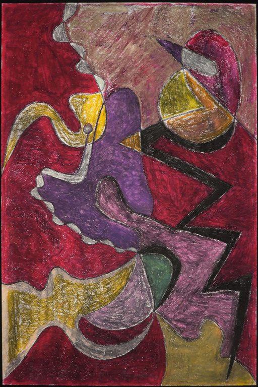 Andries Heyboer: Vetkrijt op papier, Z.T. (Groot) kopen? Bied vanaf 1!