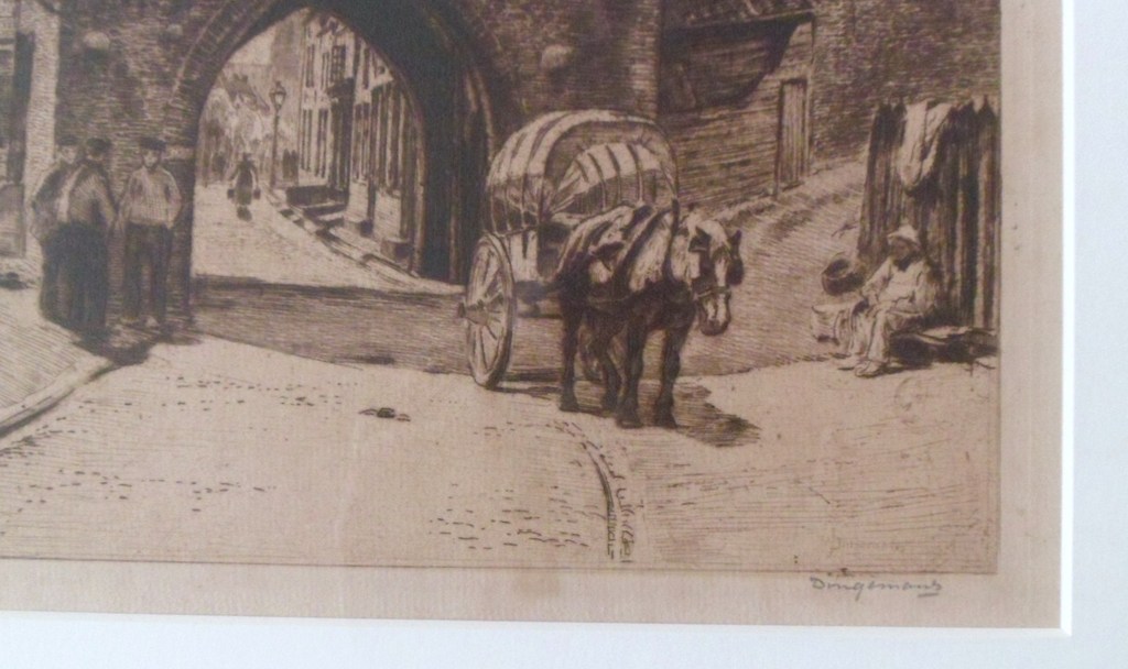 Waalko Jans Dingemans.1873-1925.Gevangenen poort in Woudrichem kopen? Bied vanaf 75!