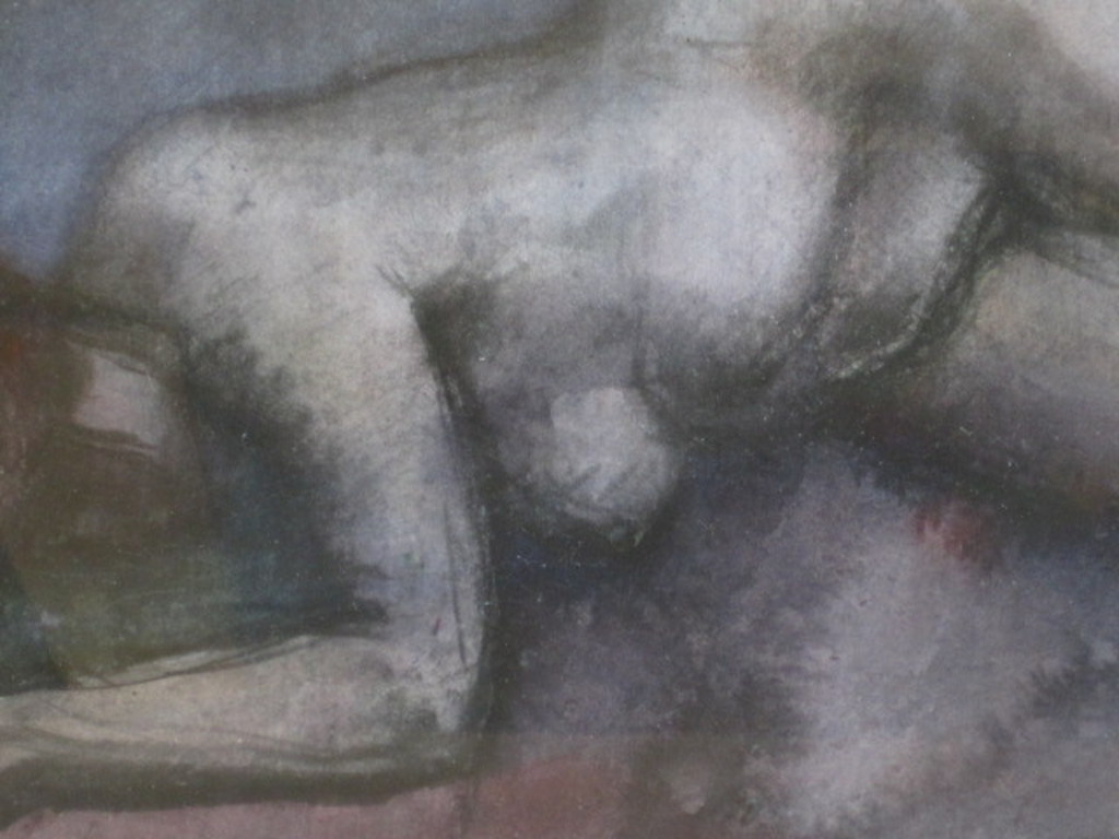 Jan vd Veer 1912-2001 Nieuwe Haagse School pastel "naakt" gesigneerd  kopen? Bied vanaf 1!