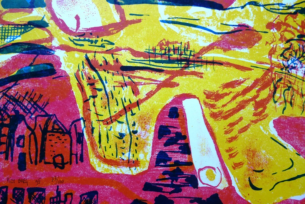 Piet Breg, grafiek: 1995, handgesigneerd en genummerd kopen? Bied vanaf 1!