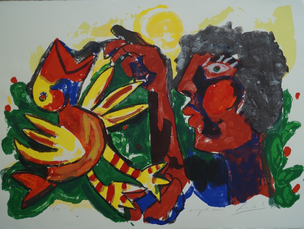 John Lie a Fo - gesigneerde zeefdruk - Vogelman kopen? Bied vanaf 30!