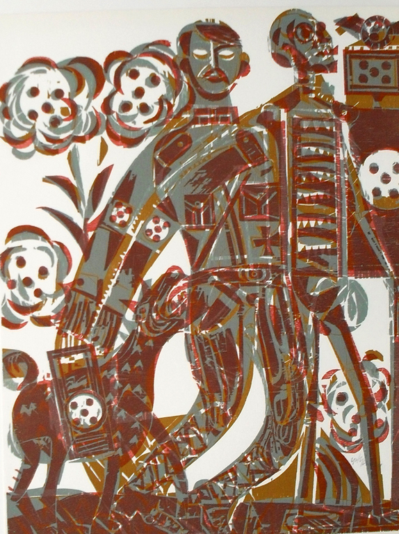 Hap Grieshaber - Blinde - Kleurhoutsnede , handgesigneerd kopen? Bied vanaf 65!