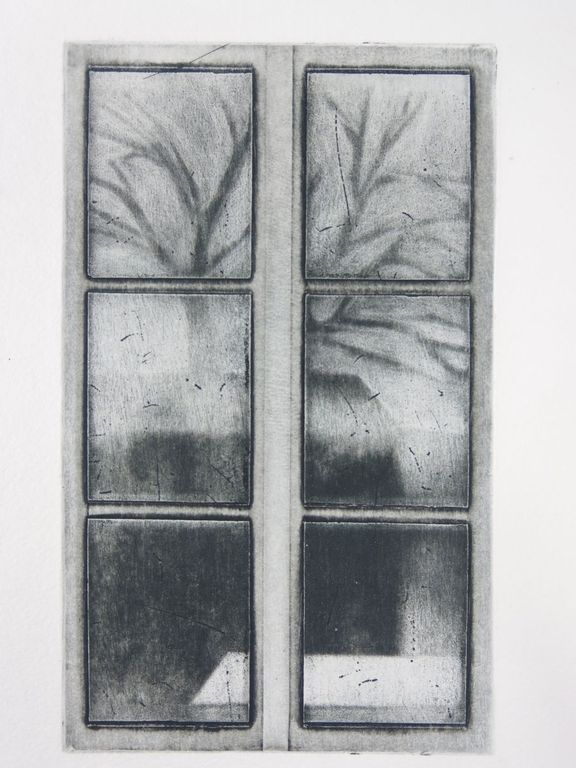 Elmar Gille: Ets en aquatint, Venster kopen? Bied vanaf 20!