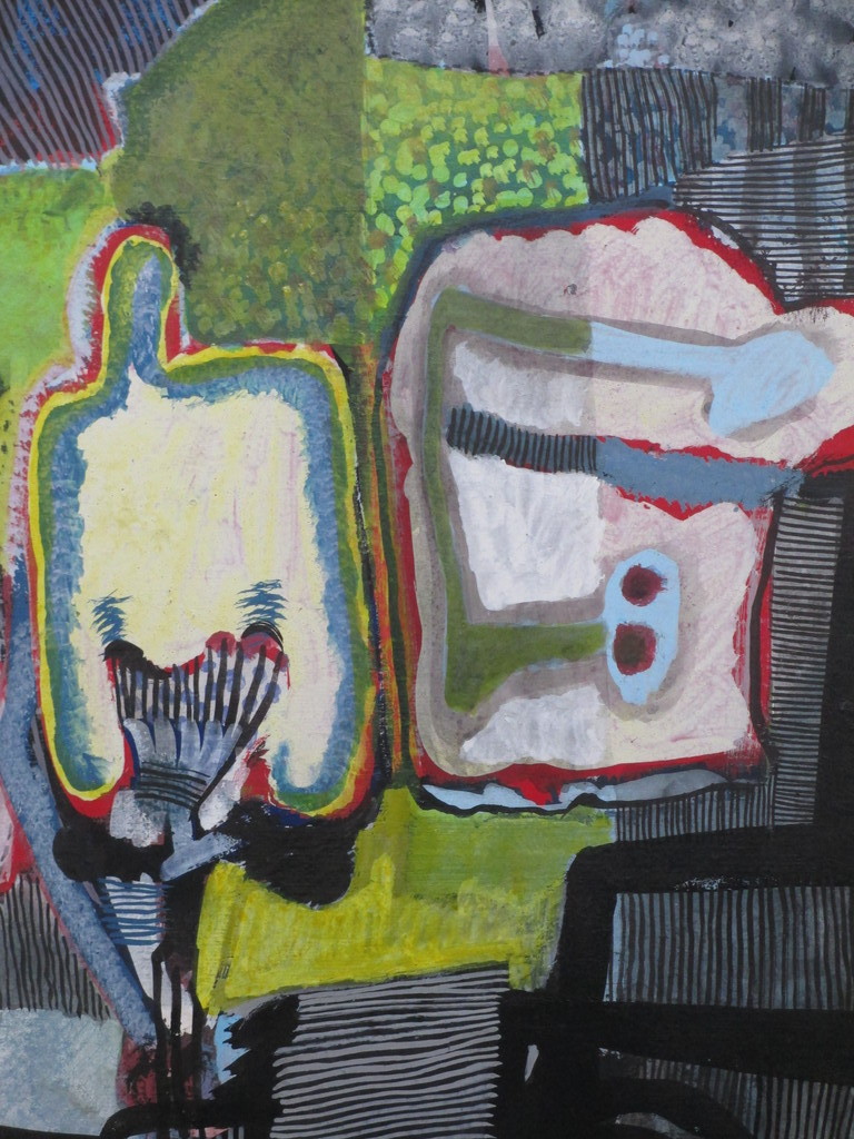 Wim Gerritsen, Kleurrijke Compositie, Gouache kopen? Bied vanaf 280!