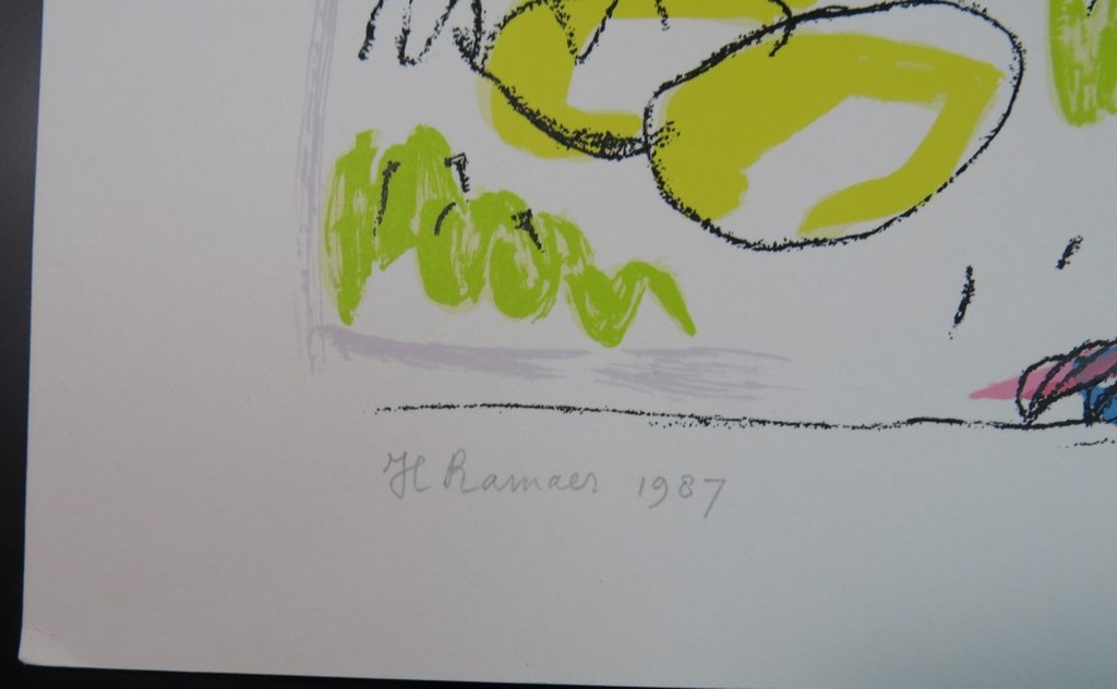 Hanny Ramaer: Zeefdruk, Zonder titel kopen? Bied vanaf 1!