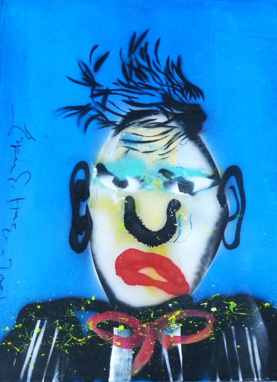 Espen Gregen Hagen, Schilderij, 2001, handgesigneerd verkocht voor € 295!