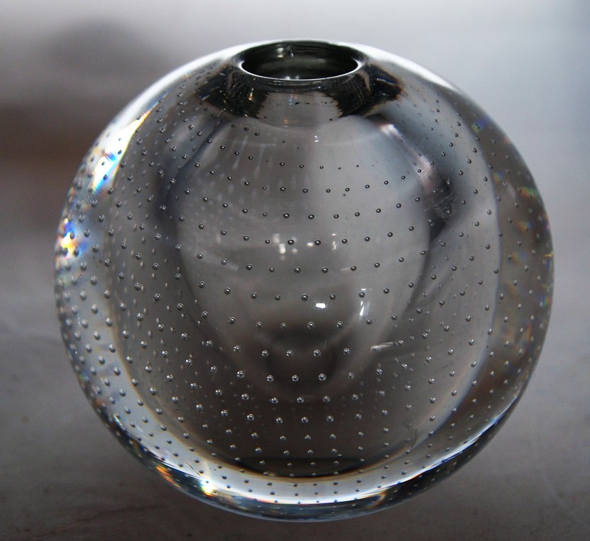 A.D. Copier Leerdam - Blank glazen spijkerbol  kopen? Bied vanaf 65!