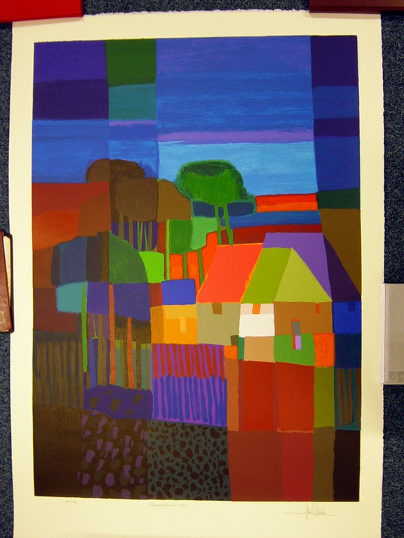 Ton Schulten - zeefdruk - Hemelsblauw - oplage 180 kopen? Bied vanaf 595!