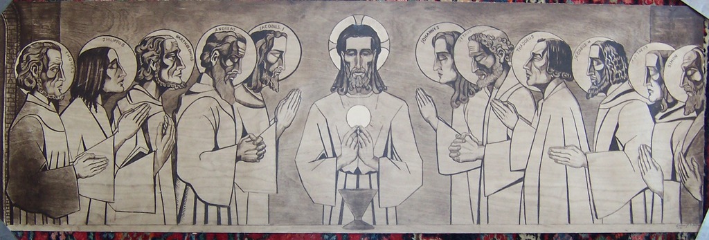 Lodewijk Schelfhout (1881-1943): Ontwerp communiebank Ludgerus Kapel Hilversum kopen? Bied vanaf 25!