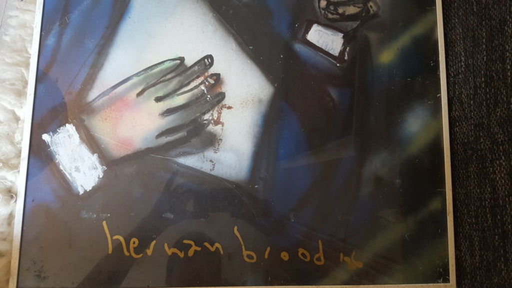 Herman Brood origineel schilderij, X, 1986, TOPWERK, gesigneerd + HBM cert. kopen? Bied vanaf 1800!
