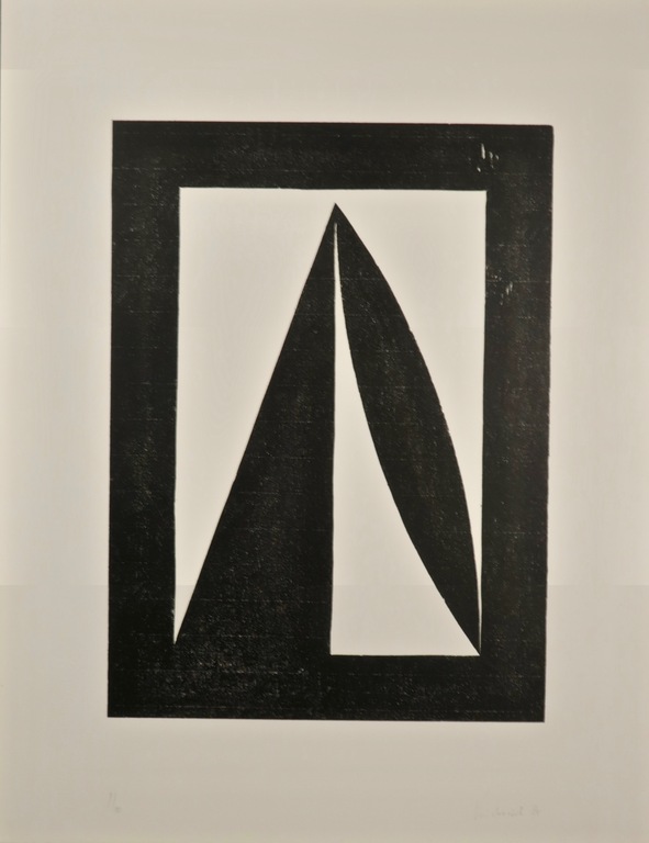 Ido Vunderink: Houtsnede, Zonder titel verkocht voor € 45!