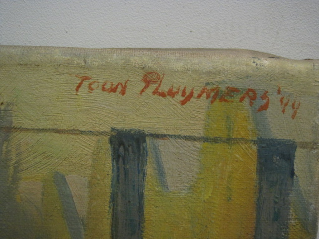 Toon Pluijmers 1944 olieverf "vrouw voor raam Hemonystraat Amsterdam"  kopen? Bied vanaf 1!