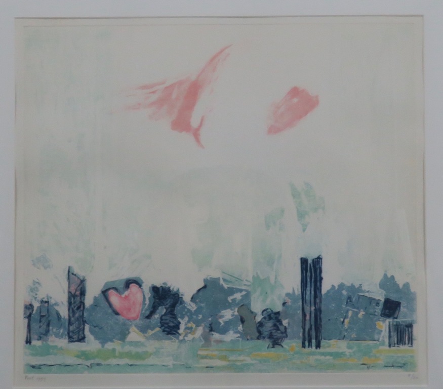 Wilfred Voet: Ets, Landschap III - Ingelijst kopen? Bied vanaf 20!