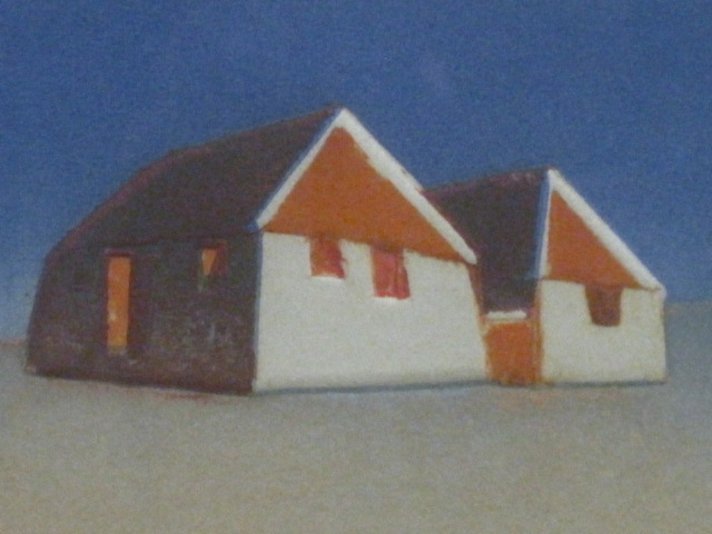 Nono Reinhold (1929-) zeldzaam relief ets "zomerhuizen" gesigneerd 1968 kopen? Bied vanaf 1!