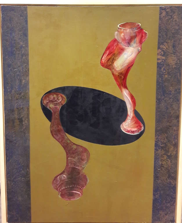 R Jacobs , olieverf op linnen  verkocht voor € 90!