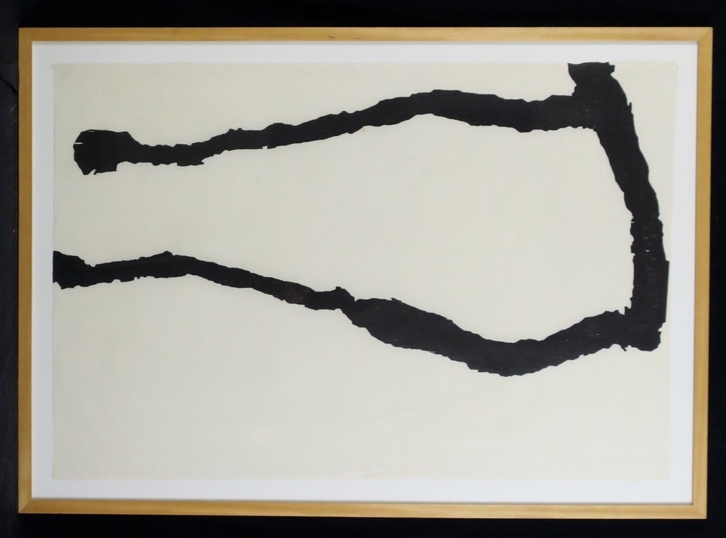 Cees Andriessen 2-Luik: Houtsnede op Japans papier, no.579 - Ingelijst verkocht voor € 75!