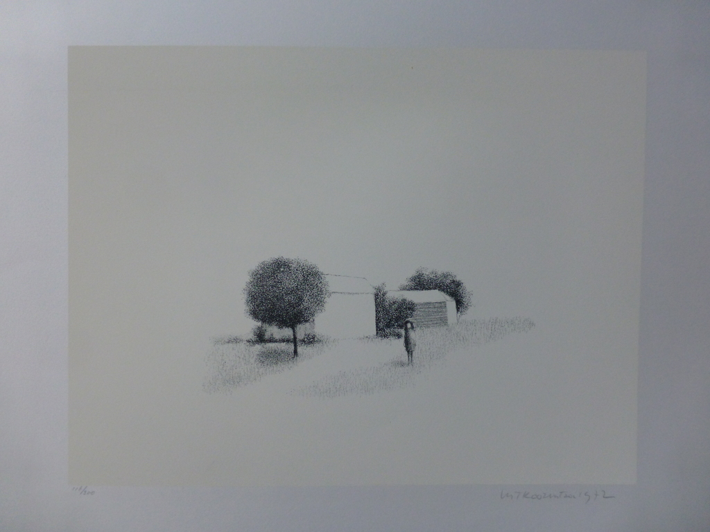 Metten Koornstra, ets, zonder titel verkocht voor € 40!