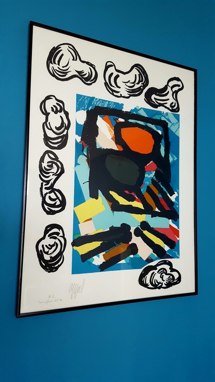 Karel Appel: litho, Tantrika 5 verkocht voor € 600!