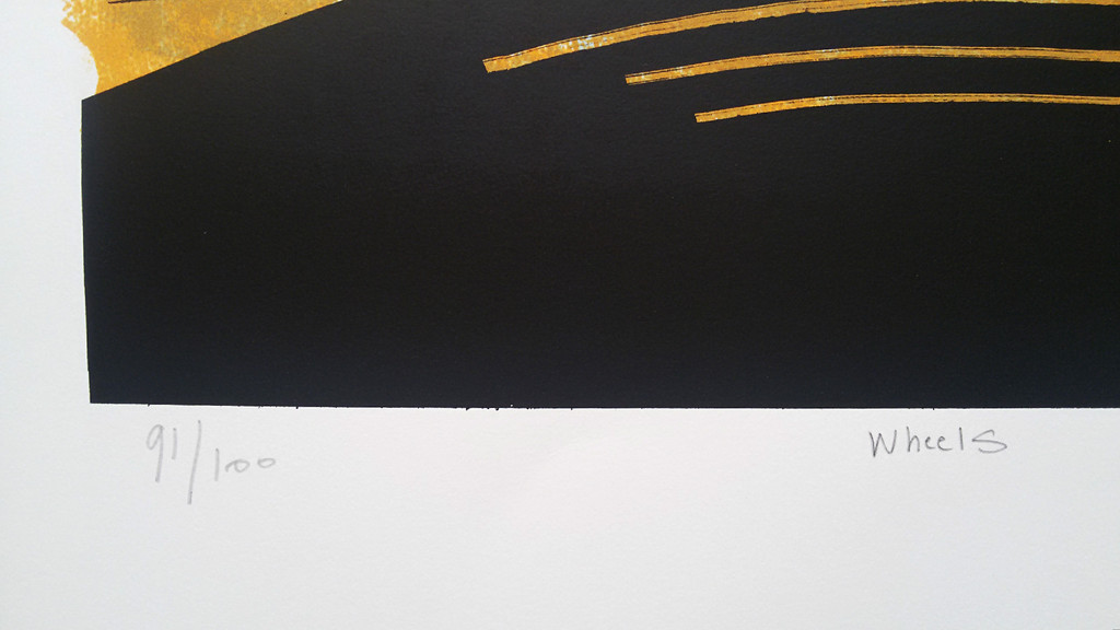 Hans Wap - Wheels, zeefdruk (zonder toeslag!) kopen? Bied vanaf 20!